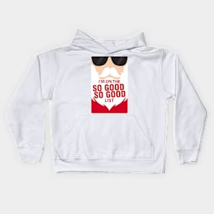 Football Reds So Good So Good Xmas List Kids Hoodie